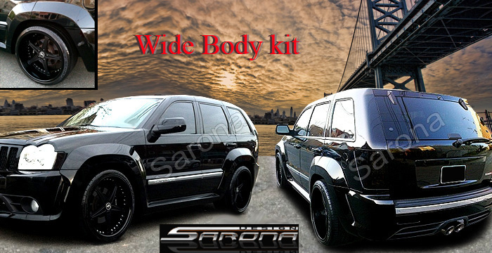 Custom Jeep Grand Cherokee Body Kit  SUV/SAV/Crossover (2005 - 2010) - $3200.00 (Part #JP-004-KT)